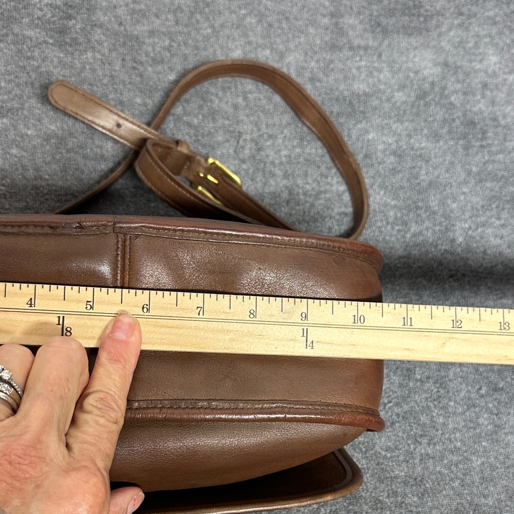 Coach Brown Leather Crossbody Bag 9790 - Picture 7 of 16